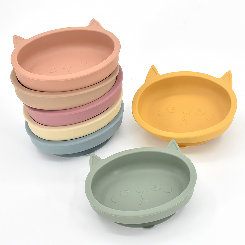 Baby Silicone Feeding Plate Si - Baby Food Jars With Lids recension och pris