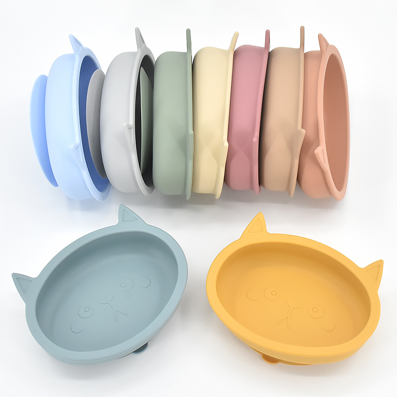 Baby Silicone Feeding Plate Si - Baby Food Jars With Lids recension och pris