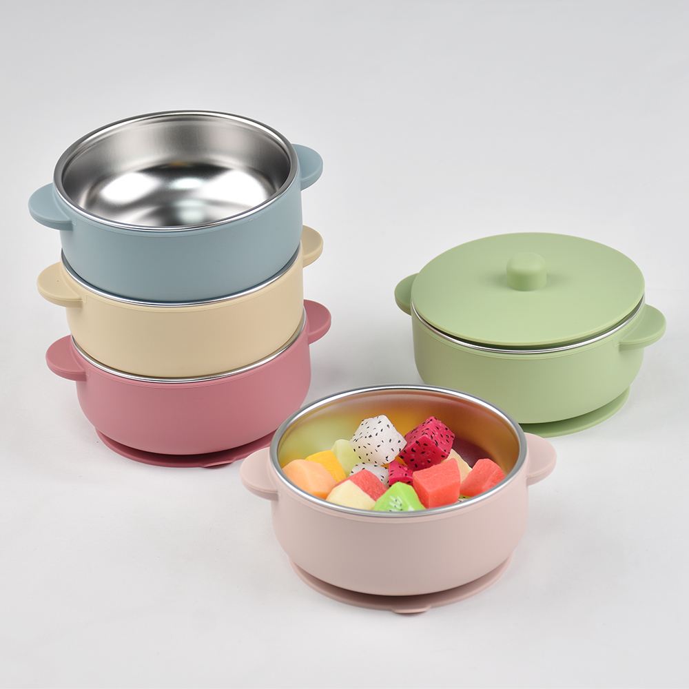 300ml Baby Training Bowl with  - Baby Food Jars With Lids recension och pris