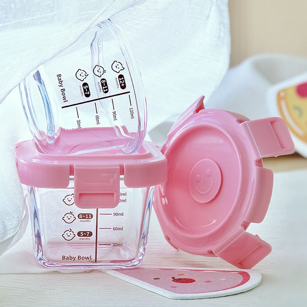 Glass Food Storage Box New 170 - Baby Food Jars With Lids recension och pris