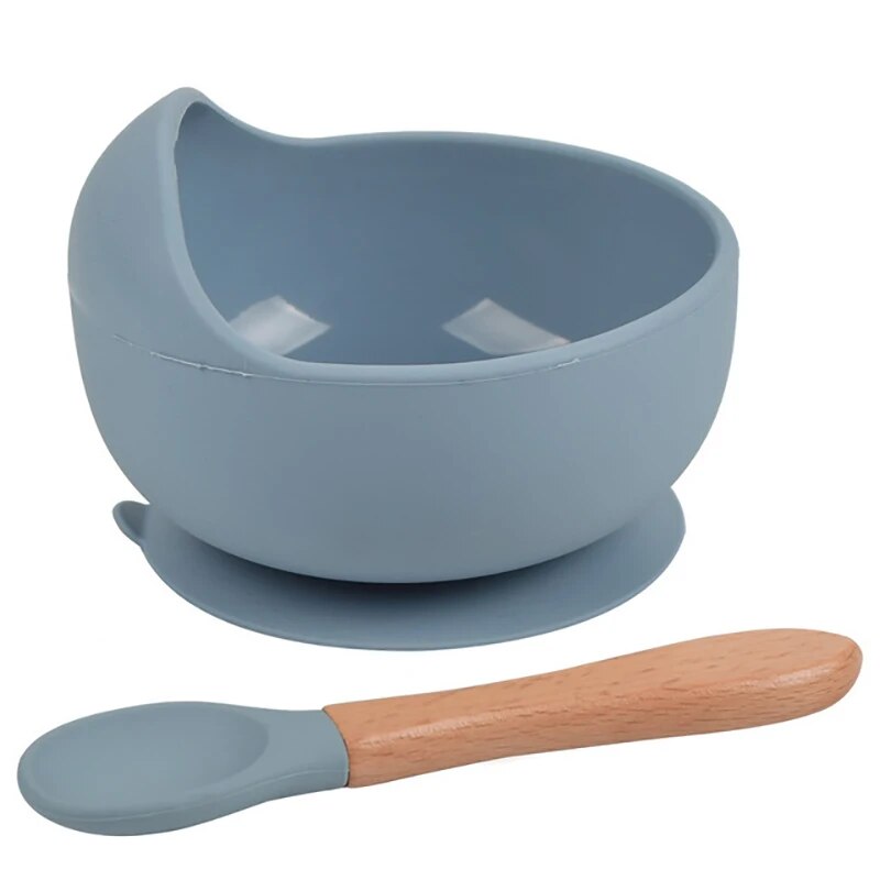 2PCS Silicone Baby Feeding Bow - Baby Food Jars With Lids recension och pris