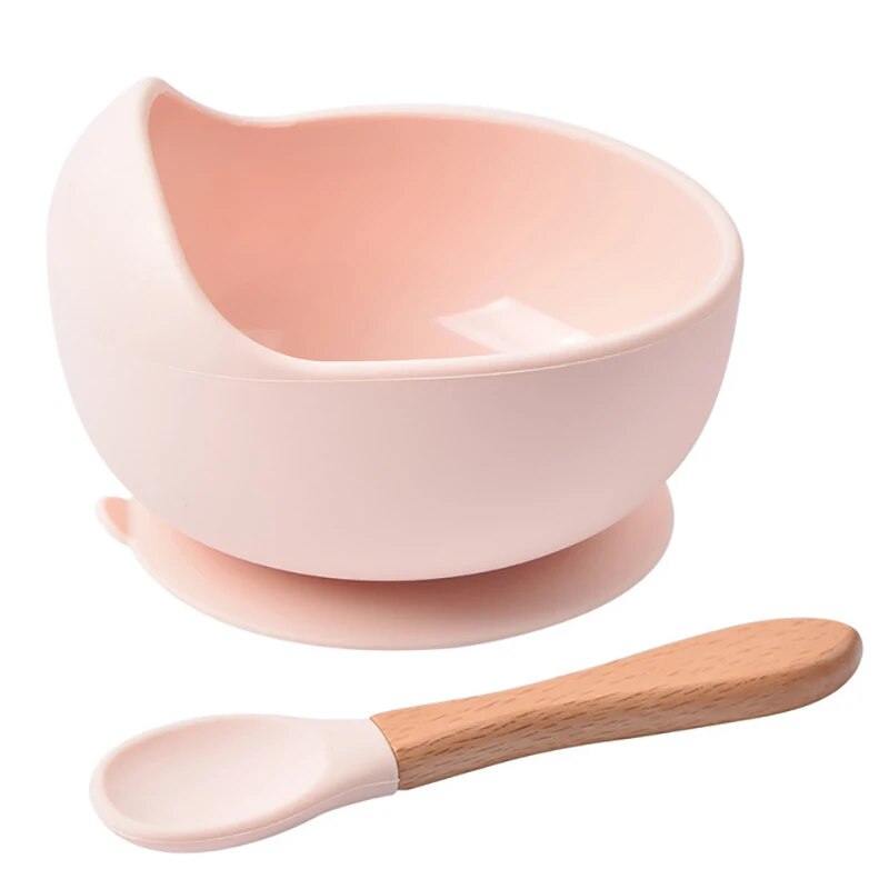 2PCS Silicone Baby Feeding Bow - Baby Food Jars With Lids recension och pris