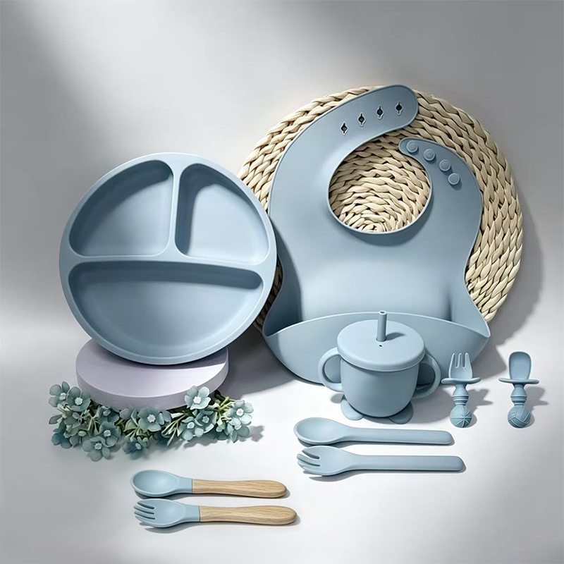 9pcs Silicone Baby Feeding Set - Baby Food Menu recension och pris